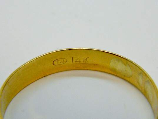 14K Yellow Gold 4mm Wide Band Ring 2.6g image number 6