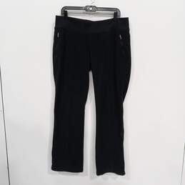 Columbia Women's Black Wide Leg Fleece Pants Size L