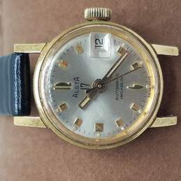 Alstater Alsta 10k Gold Filled 20mm 17 Jewels Vintage Automatic Manual Wind Watch