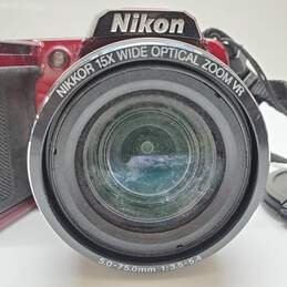 Nikon COOLPIX L110 15x Zoom Digital Camera Red Untested alternative image