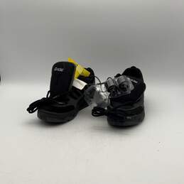 NIB Cruz Mens Black Lace-Up Low Top Sneaker Shoes W/ Removable Wheels Size 9