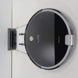 Black ILife Robotic Vacuum Cleaner w/ Dock