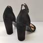 Ted Baker Abytah Ankle Strap Black Suede Sandal Pump Heels Shoes Size 37.5 image number 4