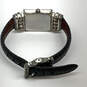 Designer Brighton Hamilton Silver-Tone Square Dial Bracelet Wristwatch image number 3