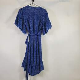 Max Studio Women Blue Dotted Dress S NWT alternative image