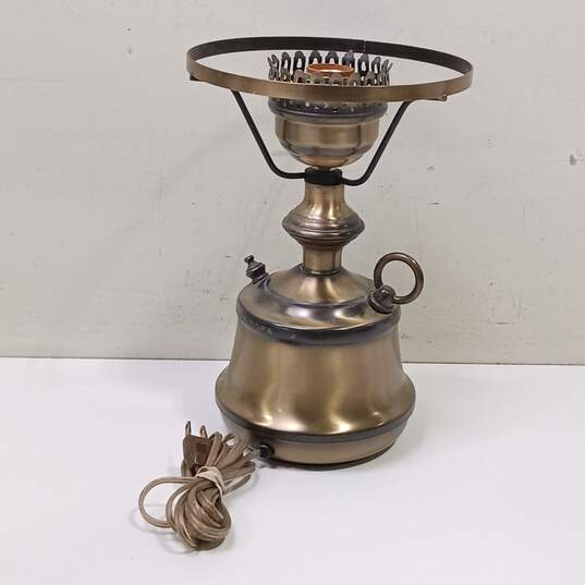 Vintage Brass Camp Lantern Lamp image number 2