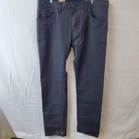 Prana Charcoal Gray Slim Fit Tucson Pant Mens Size 38 image number 1