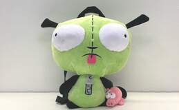 Nickelodeon Invader Zim Gir With Piggy 15 Inch Plush Backpack
