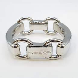 Michael Kors Silver Tone Chunky Link 6.5in Bracelet 94.4g