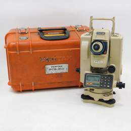 Pentax PTS-III 05 Total Station Survey Instrument W/ Hard Case P&R