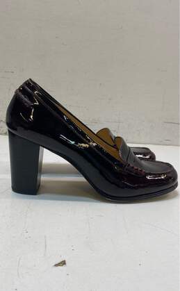 Michael Kors Patent Leather Pump Heels Burgundy 7