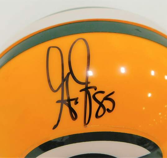 Greg Jennings Signed Mini-Helmet w/ COA Green Bay Packers image number 1