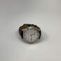 Designer Michael Kors MK-7047 Round Dial Leather Strap Analog Wristwatch image number 2