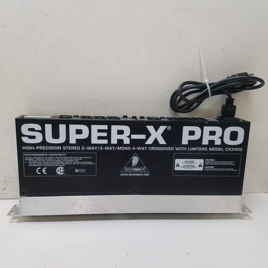 Behringer Super-X Pro Model CX3400 Crossover Processor image number 6