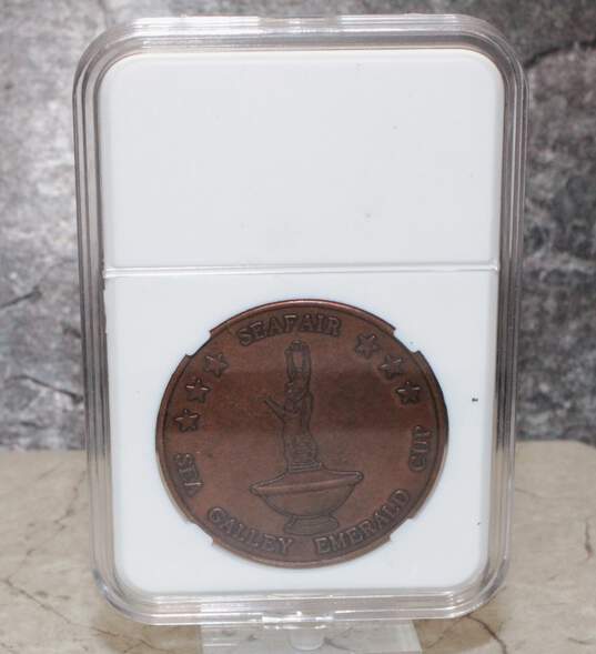 1983 Seafair Sea Galley Emerald Cup Medallion image number 5