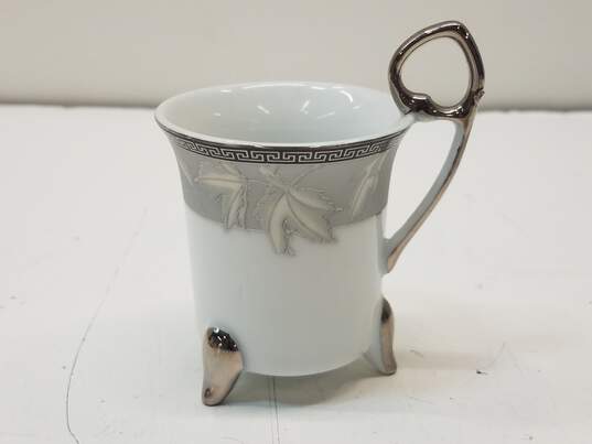 Bundle of 11 Casati Fine Porcelain Demitasse Tea Cups and Saucers image number 5