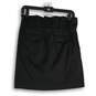 NWT Banana Republic Womens Black Elastic Waist Side Zip A-Line Skirt Size 4 image number 2