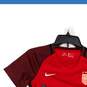 NWT Nike Womens Red Dri-Fit V-Neck USA Soccer Pullover Jersey Size XS image number 3