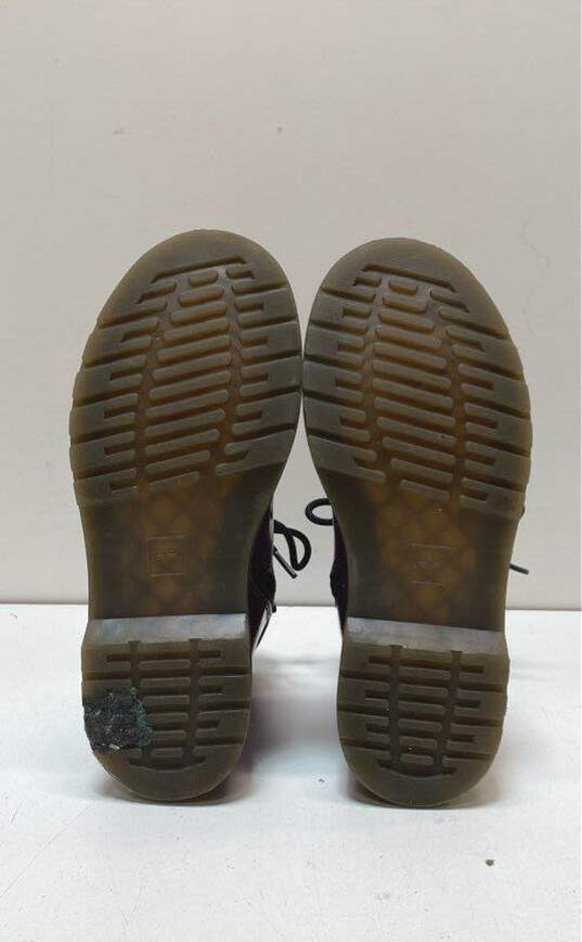 Dr. Martens Delaney Purple Patent Leather Combat Boots Women's Size 5 image number 5