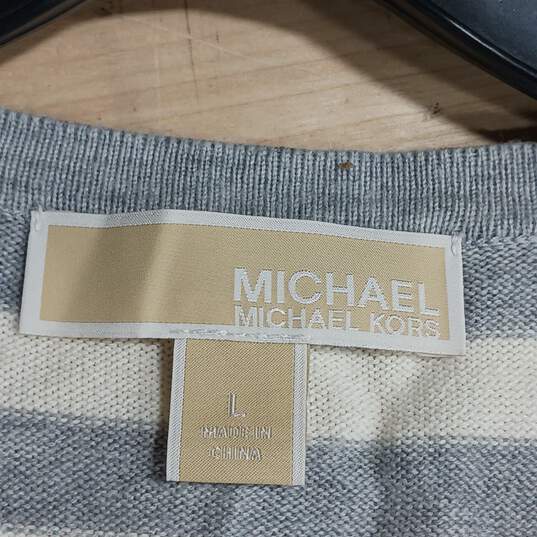 Michael Kors Short Sleeve Sweater Dress Women's Size L image number 5
