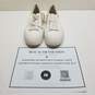 AUTHENTICATED Alexander McQueen Deck Plimsoll White Leather Platform Sneakers Womens Size 36.5 image number 1