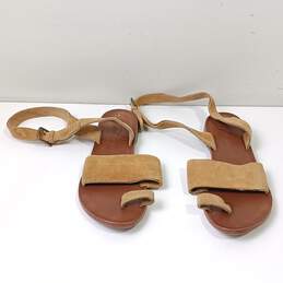 Free People Brown And Beige/Yellow Sandals Size 7.5 (EU 38)