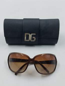 D&G Bronze Tinted Square Sunglasses