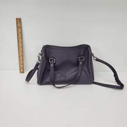 COACH WM's Gray Pebble Leather Crossbody Bag alternative image