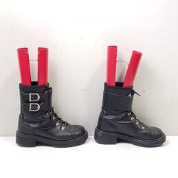 Harley Davidson Women's Black Leather Biker Boots Size 6 alternative image
