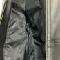 Mens Black Red Collared Long Sleeve Front Pocket Full-Zip Jacket Size Large image number 4