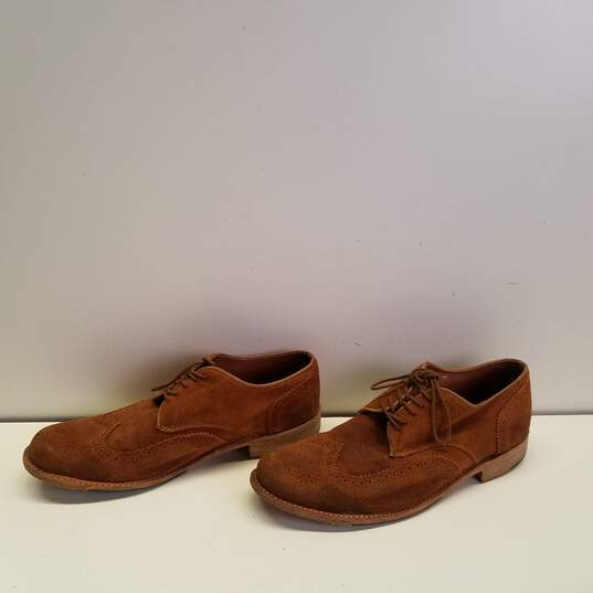 Vintage Shoe Company Brown Men Oxfords Size 10M image number 4