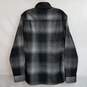 Roark gray and black flannel button up shirt jacket M image number 2