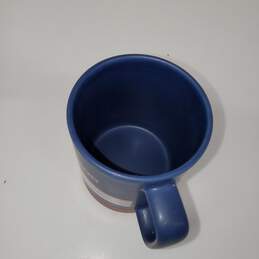 Pendleton Blue D/W M/W Safe Ceramic Mug w/ Rainbow Strip Around It alternative image