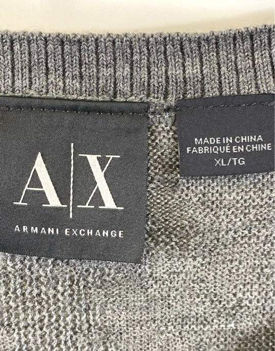 Armani Exchange Gray Sweater - Size X Large image number 3