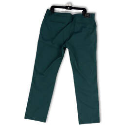 NWT Mens Green Golf Slim Fit Pockets Straight Leg Chino Pants Size 38X32 alternative image