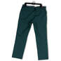 NWT Mens Green Golf Slim Fit Pockets Straight Leg Chino Pants Size 38X32 image number 2