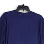NWT Mens Navy Graphic Print Crew Neck Long Sleeve Pullover T-Shirt Size L image number 4