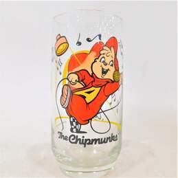 Vintage 1985 Alvin And The Chipmunks Drinking Glasses Set of 4 alternative image