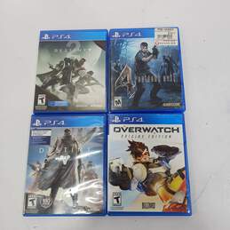 4pc Bundle of Assorted Sony PlayStation 4 Video Games