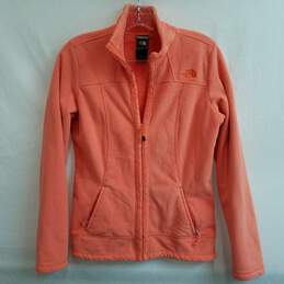 The North Face women's salmon pink full zip fleece jacket S
