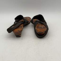 Donald J Pliner Womens Brown Cork Open Toe Wedge Slingback Sandals Size 9.5 alternative image