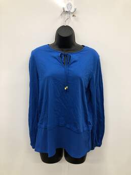 NWT Women's Sz S Radiant Blue Basic Casual Top