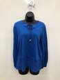 NWT Women's Sz S Radiant Blue Basic Casual Top image number 1