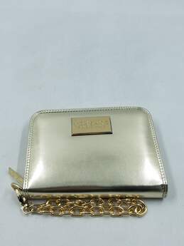 Authentic Versace Parfums Gold Zip Wallet
