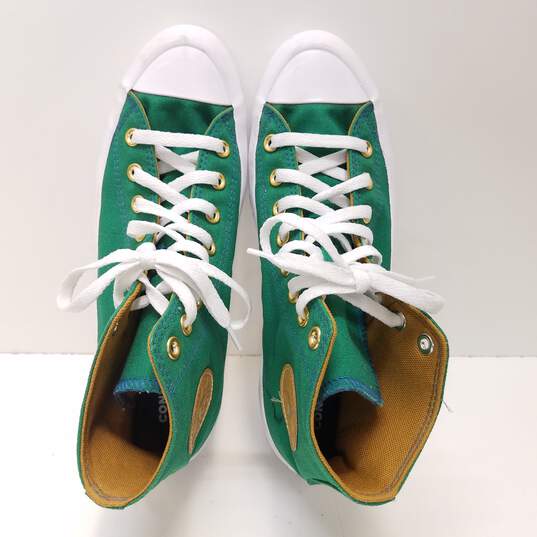 Converse Chuck Taylor Men Green Hi-Top Sneakers sz 8.5 image number 5
