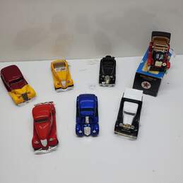 Lot of 7 8in. Model Classic Cars in Great Condition