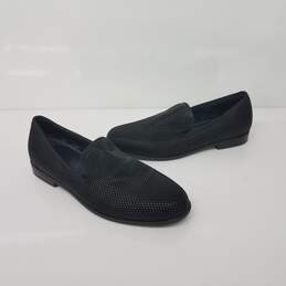 Duke & Dexter House Pyramid Black Embossed Loafers Size 10