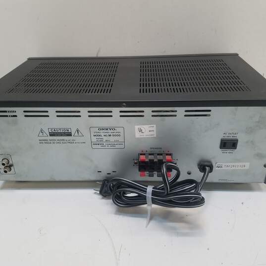 Onkyo Delta Power Supply Circuit Design Stereo Power Amplifier M-5000 image number 4