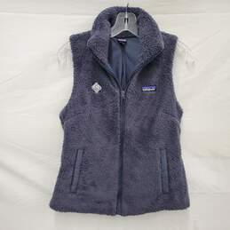 Patagonia WM's 100% Polyester Fleece Gray Vest Size SM