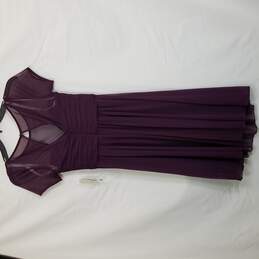 David's Bridal Women Purple Mesh Mini Dress 0 NWT alternative image